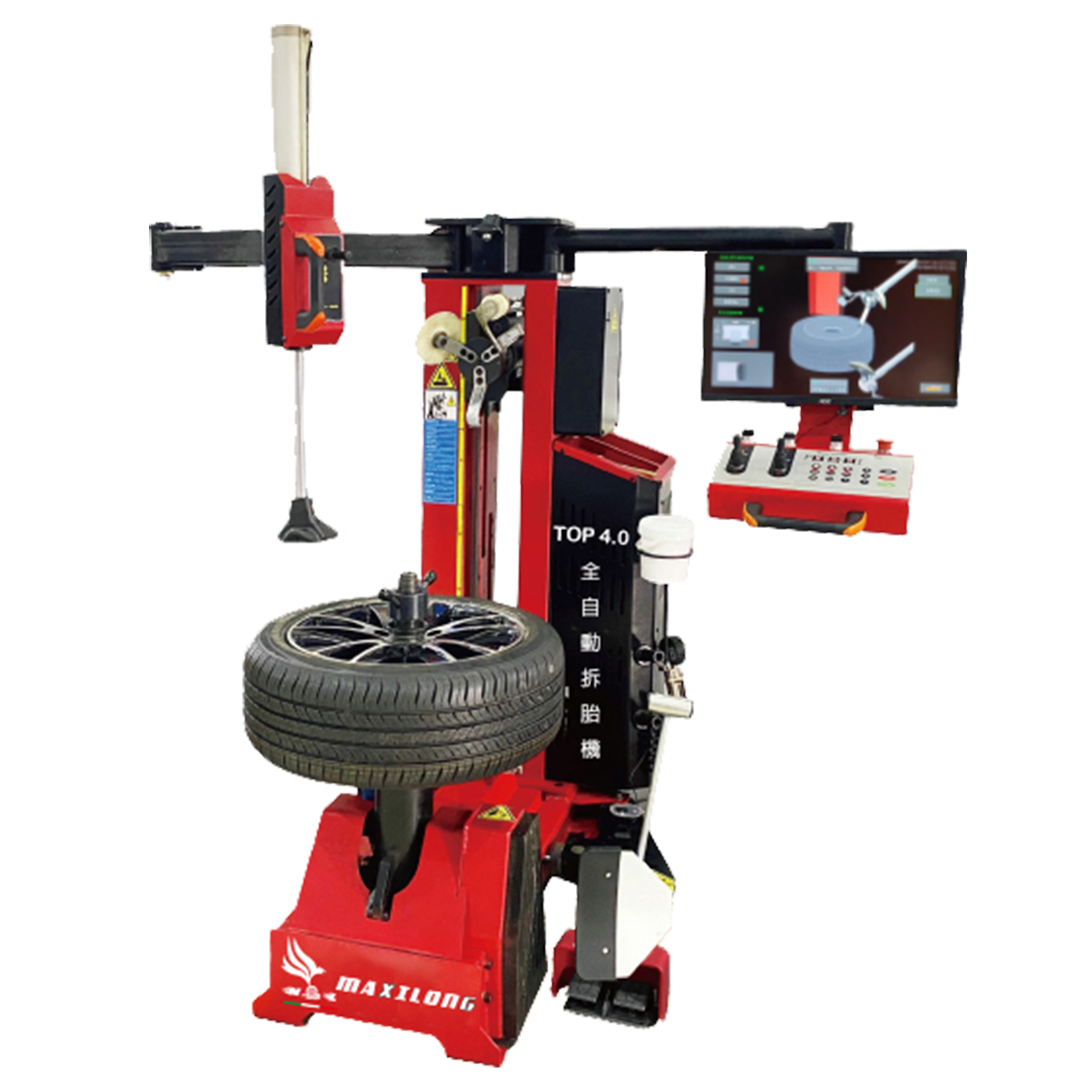 TOP-4.0全自動拆胎機(可切換半自動)